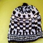Gorro Azul blanco negro